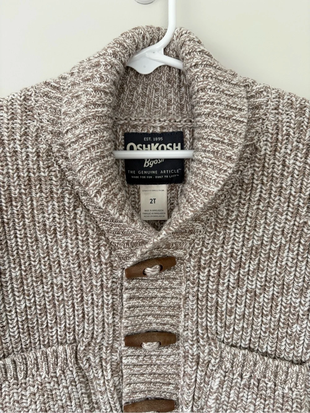 OshKosh B'gosh Toddler Chunky Knit Sweater